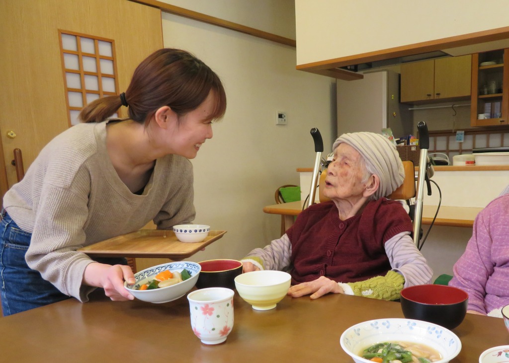 特養 晃の園 スタッフとご利用者3